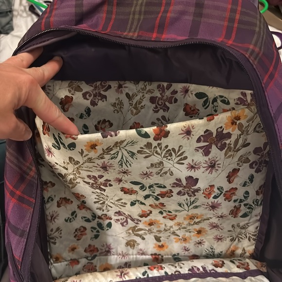 Purple backpack - Picture 3 of 6